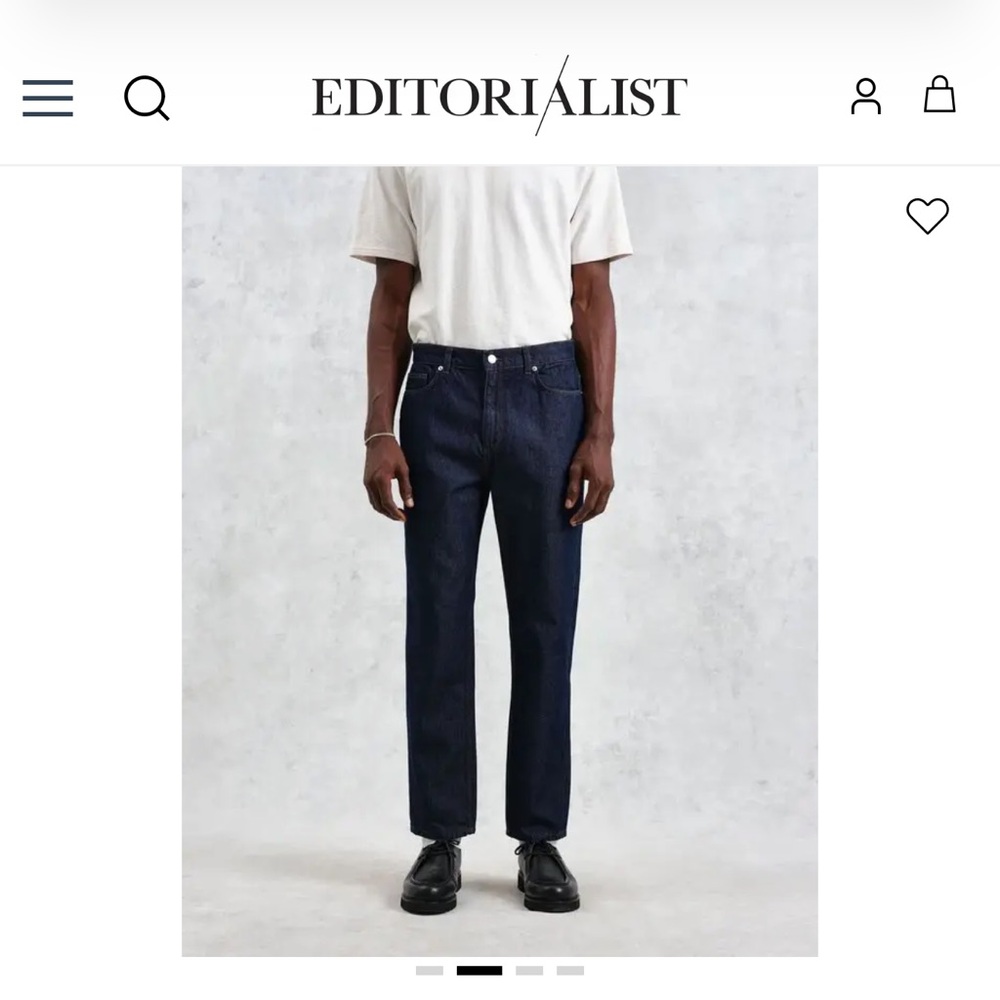 Wax Mens Denim Dark Wash Jeans